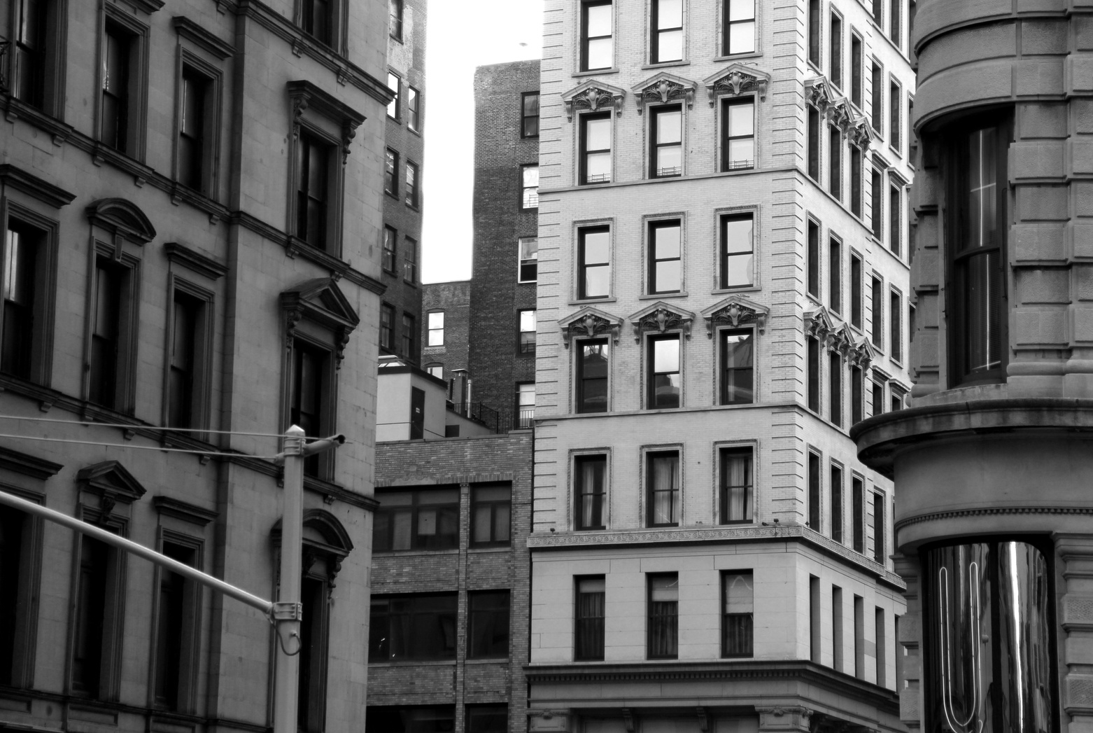 Black and White New York City Buildings